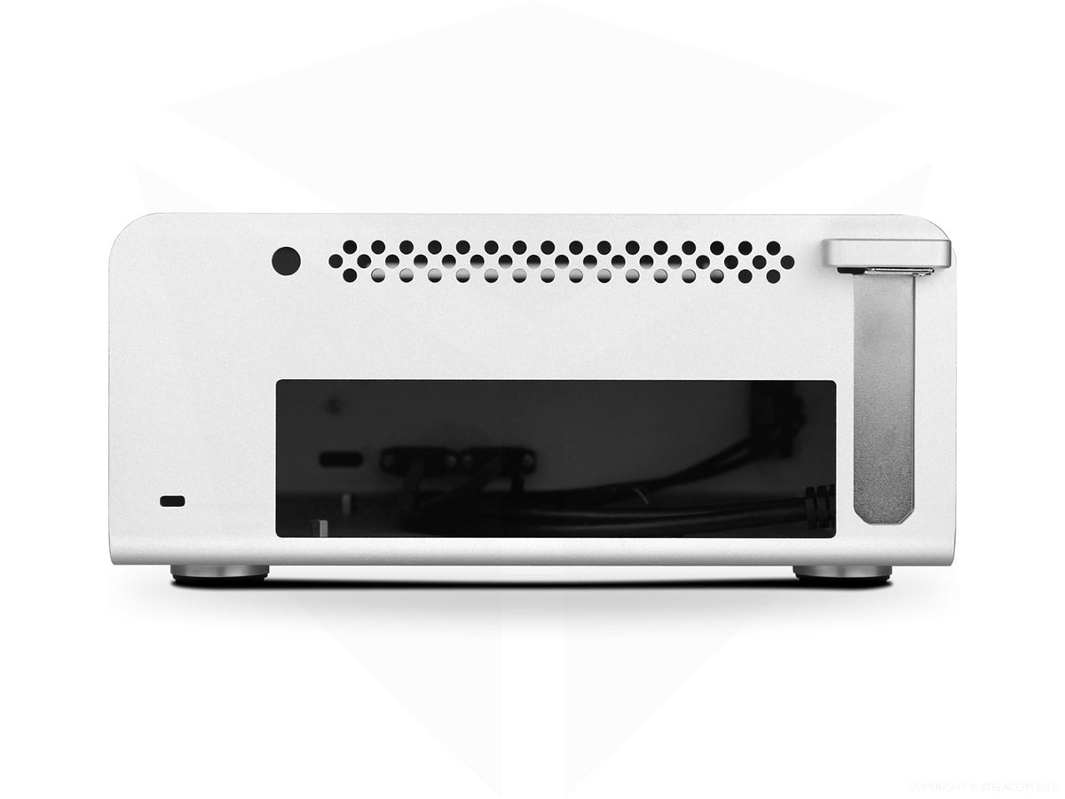 Streacom FC8 Alpha Fanless Mini-ITX PC Case - Ultra Silent Computer Chassis for Home Theater & Office Workstation