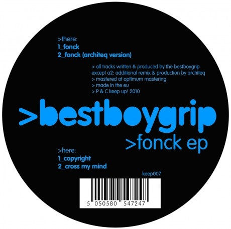 Bestboygrip Fonck EP 12 Keep Up! KEEP 007 - Premium Grip Enhancer for Sports & Fitness | Perfect for Weightlifting, Tennis & Rock Climbing