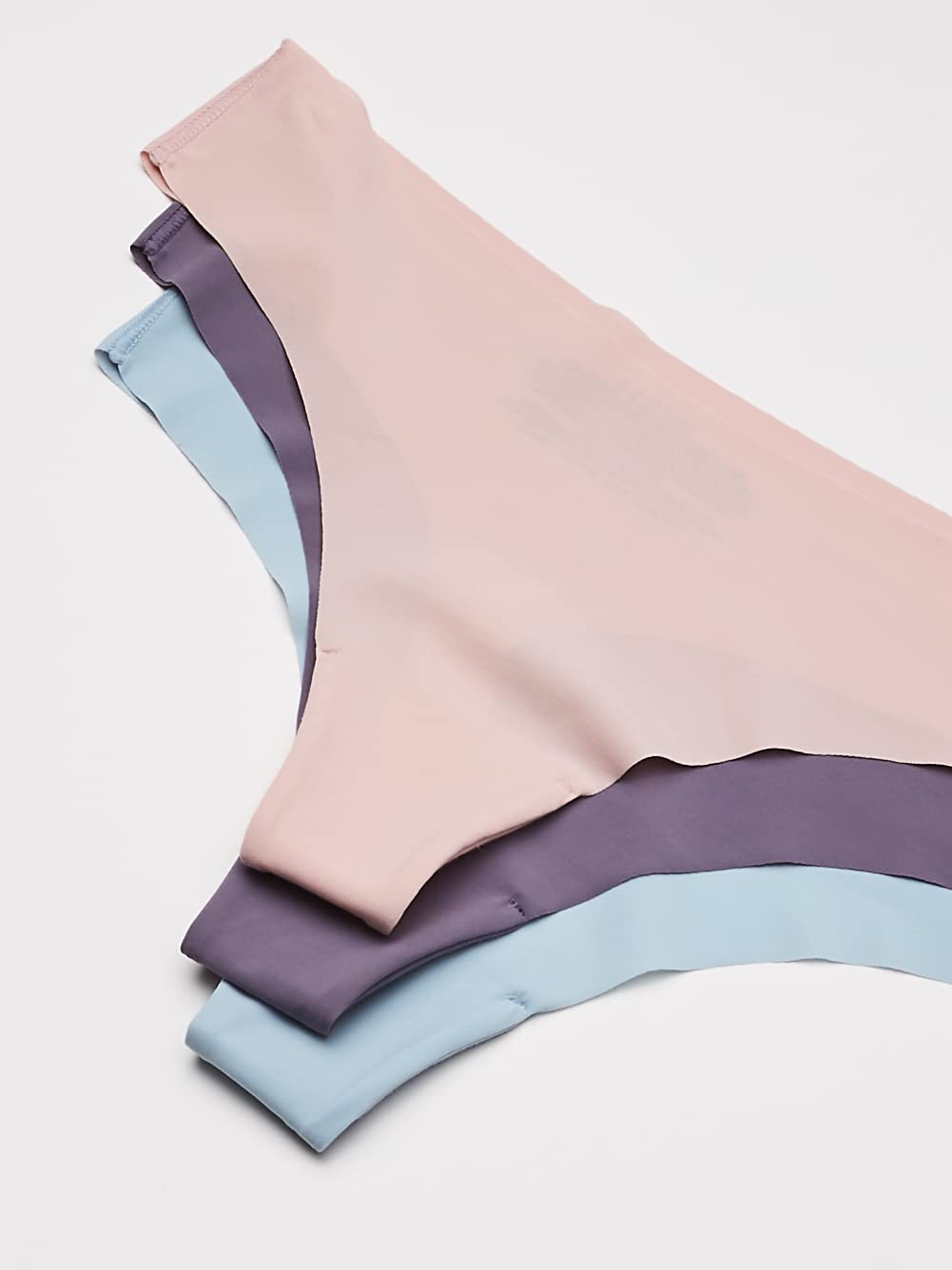 Under Armour Women's 3-Pack Pure Stretch No Show Thong Underwear - Ultra Soft, Breathable & All-Day Comfort for Workout, Yoga & Everyday Wear