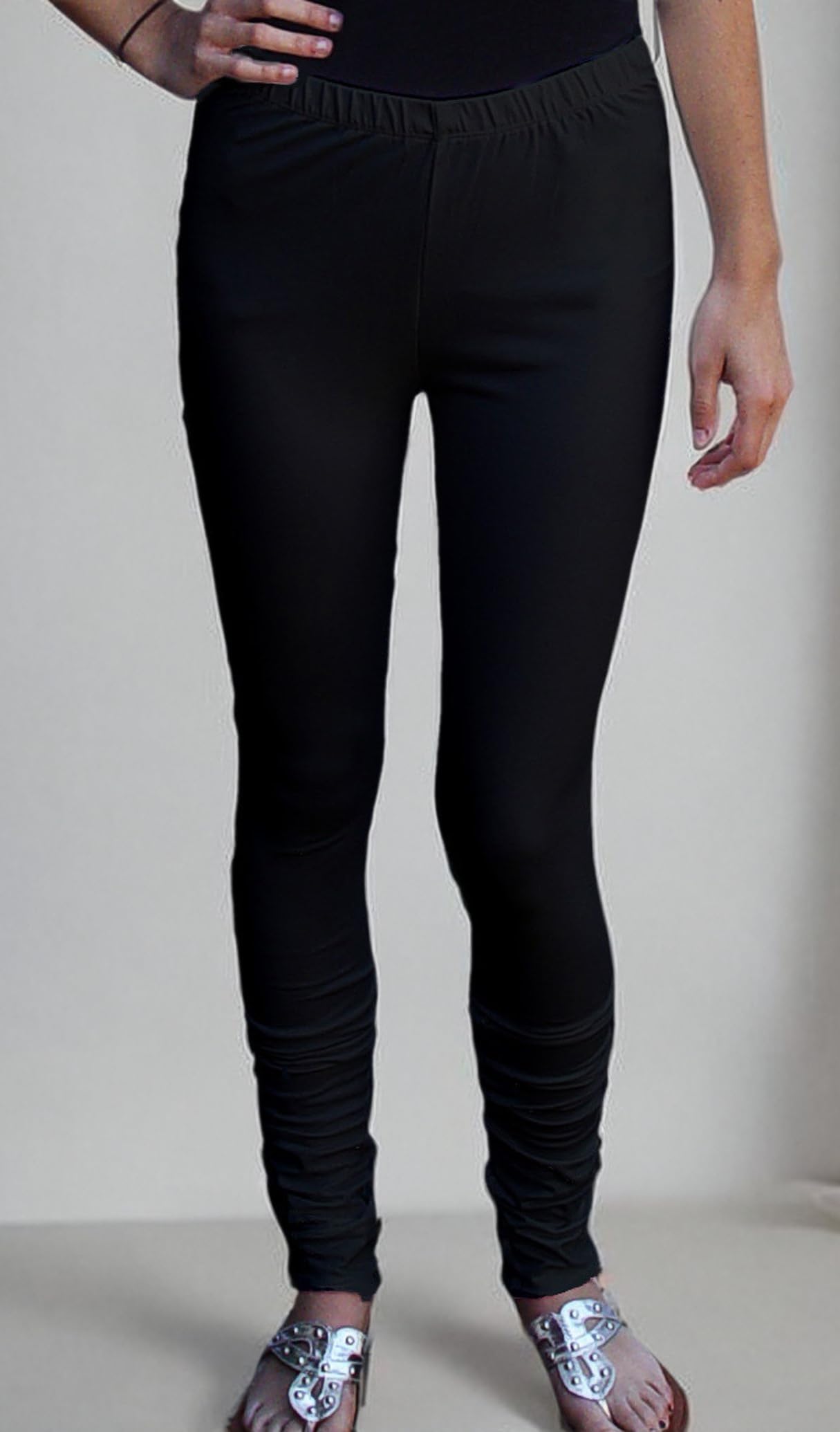 Best Ayurvastram Pure Cotton Jersey Extra Long Tall Leggings for Women - Comfortable Stretchy Yoga Pants for Workout, Lounge & Everyday Wear