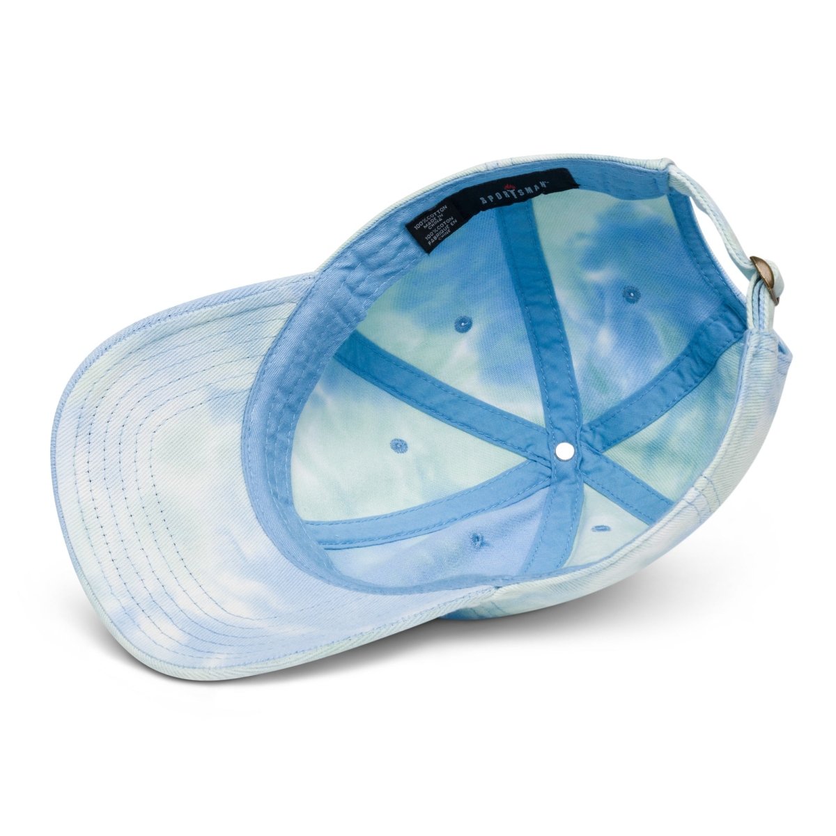 SOBER AF Tie Dye Baseball Cap - Spring Blossom Print Adjustable Dad Hat for Men & Women - Perfect for Music Festivals, Beach Days & Casual Outfits