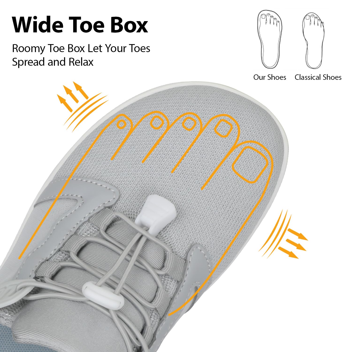Barefoot Shoes for Men & Women - Minimalist Cross-Trainers with Wide Toe Box | Zero Drop Sole for Trail Running, Walking & Gym Workouts | Grounded Footwear for Natural Movement & Outdoor Activities