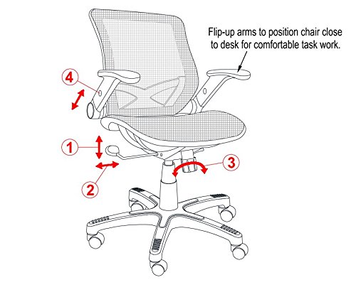 Bayside Furniture Black Seat Chair - Modern Comfort for Home, Office & Dining Room