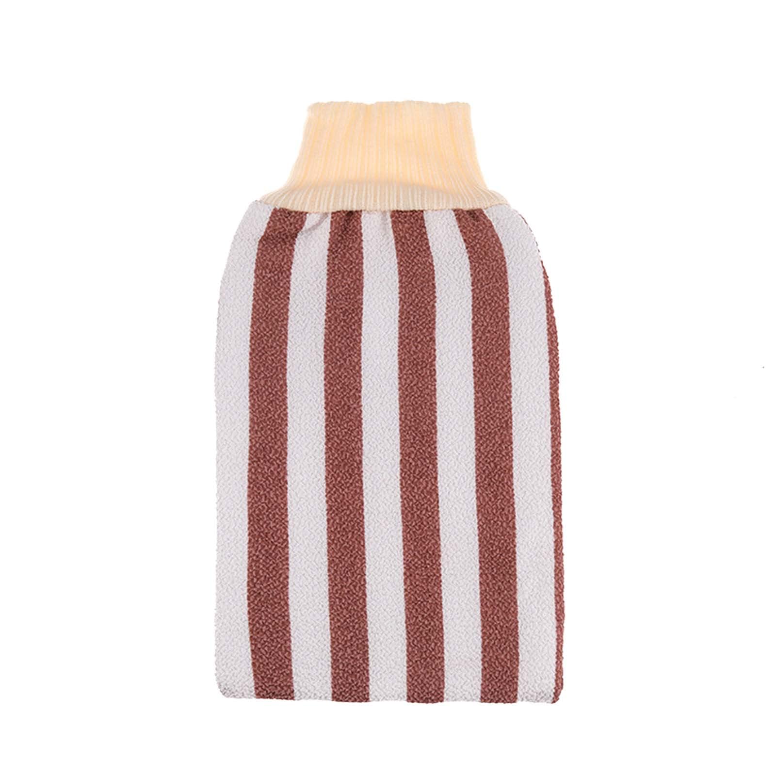 Exfoliating Bath Towel for Adults - Thickened Double Sided Gloves for Dead Skin Removal & Body Scrub - Spa Quality Exfoliator for Smooth Skin - Perfect for Shower, Bath & Pedicure Care (One Size)