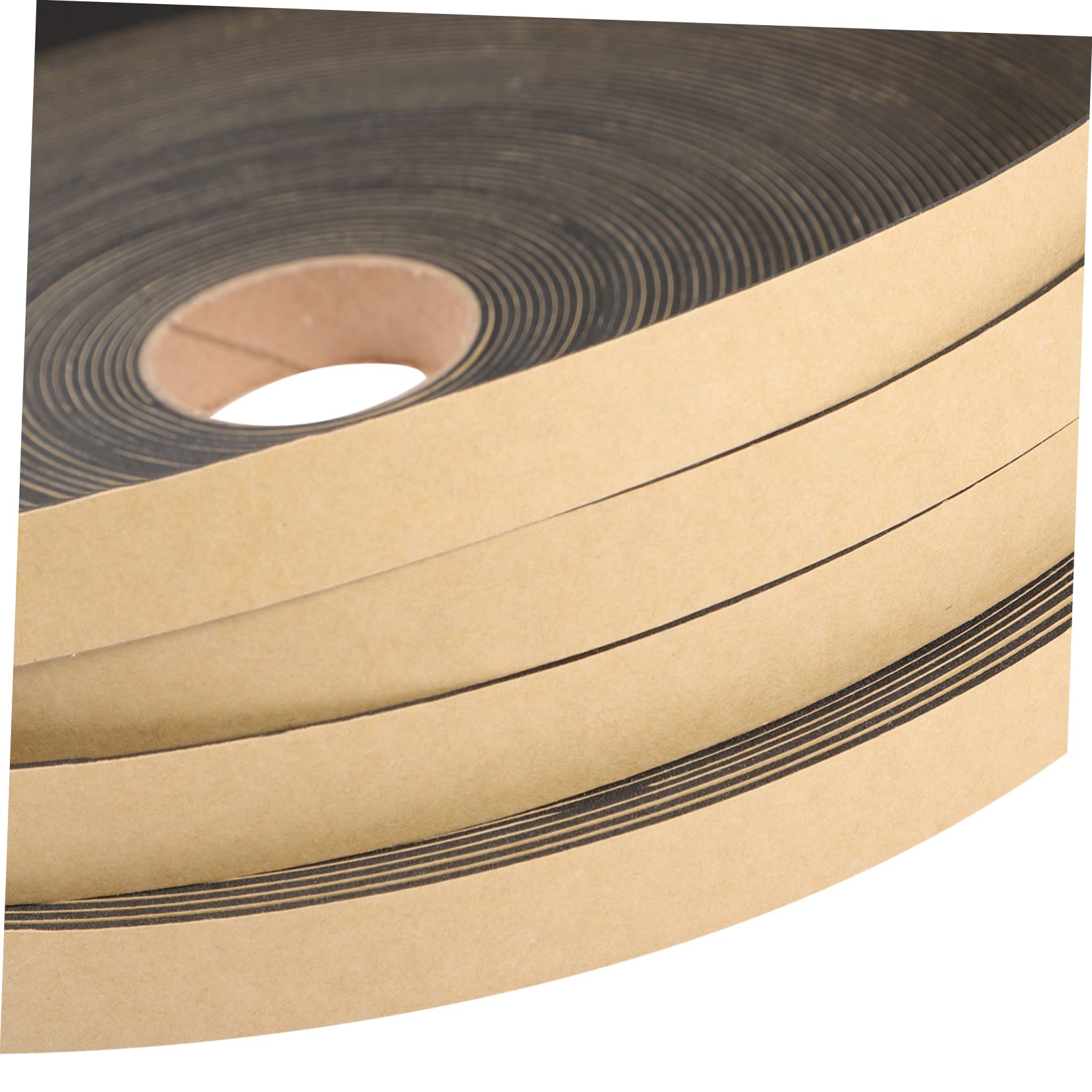 PartyKindom 1 Roll Speaker Shockproof Cotton Door Seal - Weatherproof Door Weather Stripping for Interior Doors, Windows & Cars - Double-Sided Adhesive Foam Tape, Sponge Pad for Soundproofing & Insulation - Perfect for Home, Office & Vehicle Weatherproofing