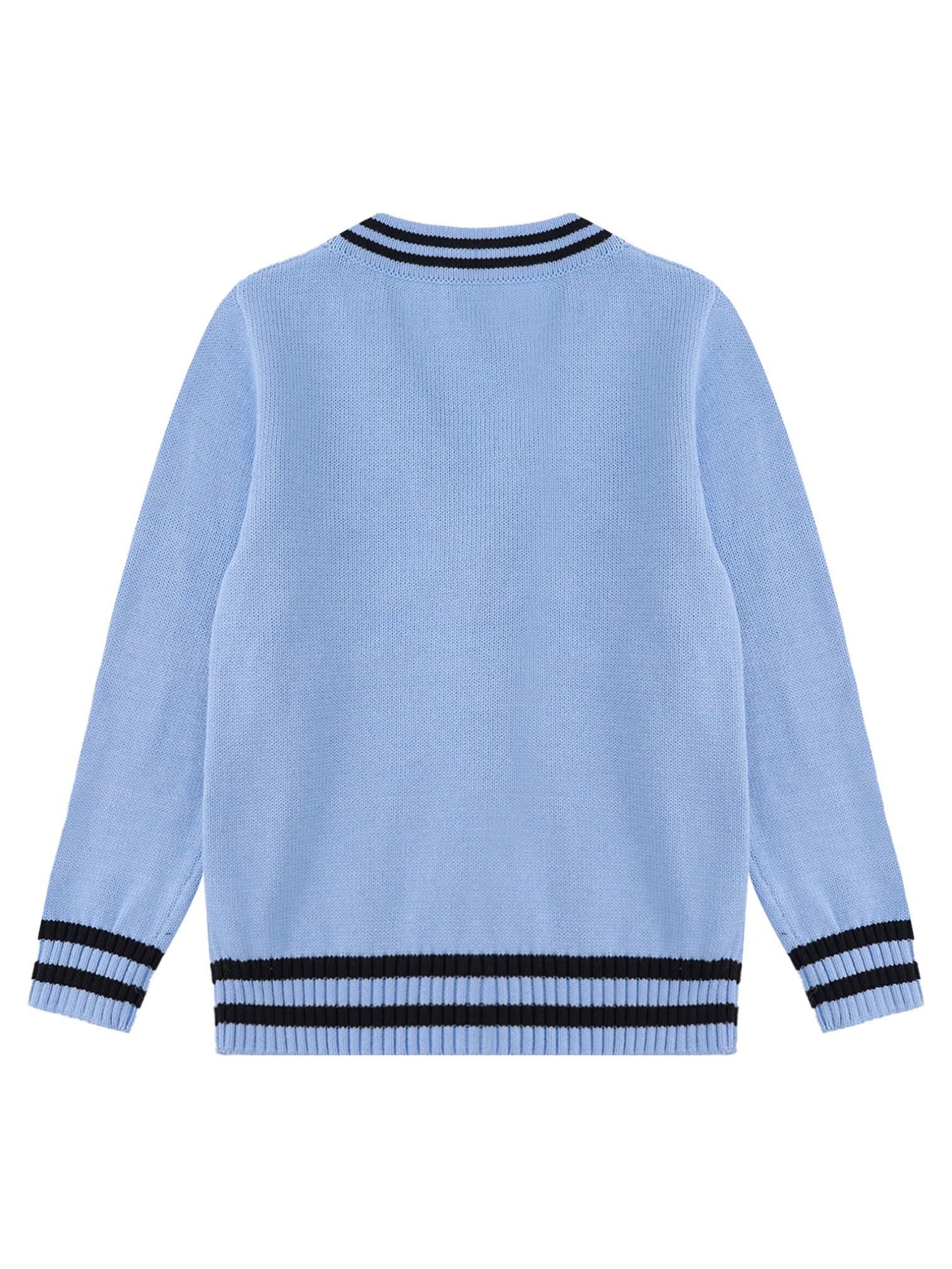 Boys School Cardigan Sweater - V Neck Knit Jumper for Kids | School Uniform & Casual Wear