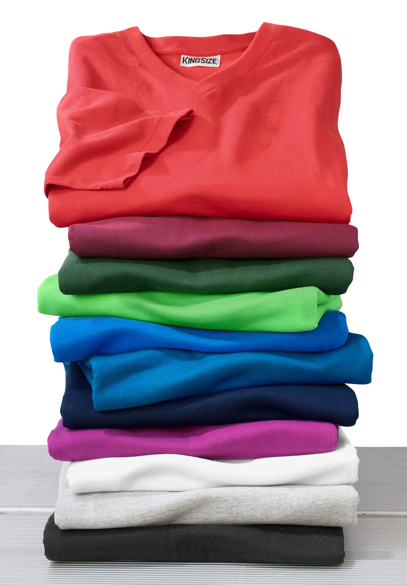 KingSize Men's Big & Tall Heavyweight Cotton Tank Top - Breathable Undershirt for Summer, Gym & Casual Wear