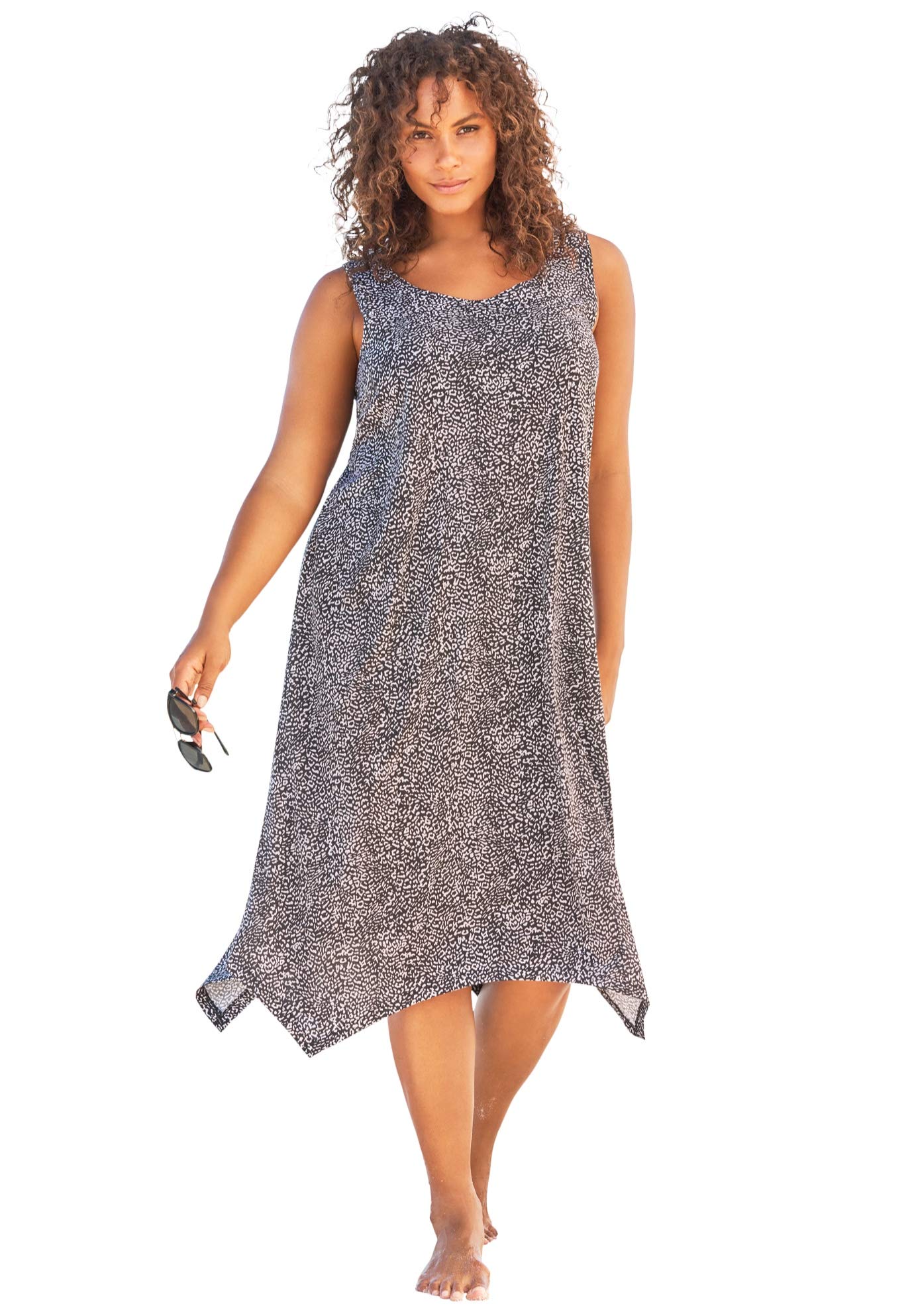 Plus Size Sharktail Beach Cover Up Dress for Women - Stylish Swimwear Cover-Up for Beach, Pool & Vacation