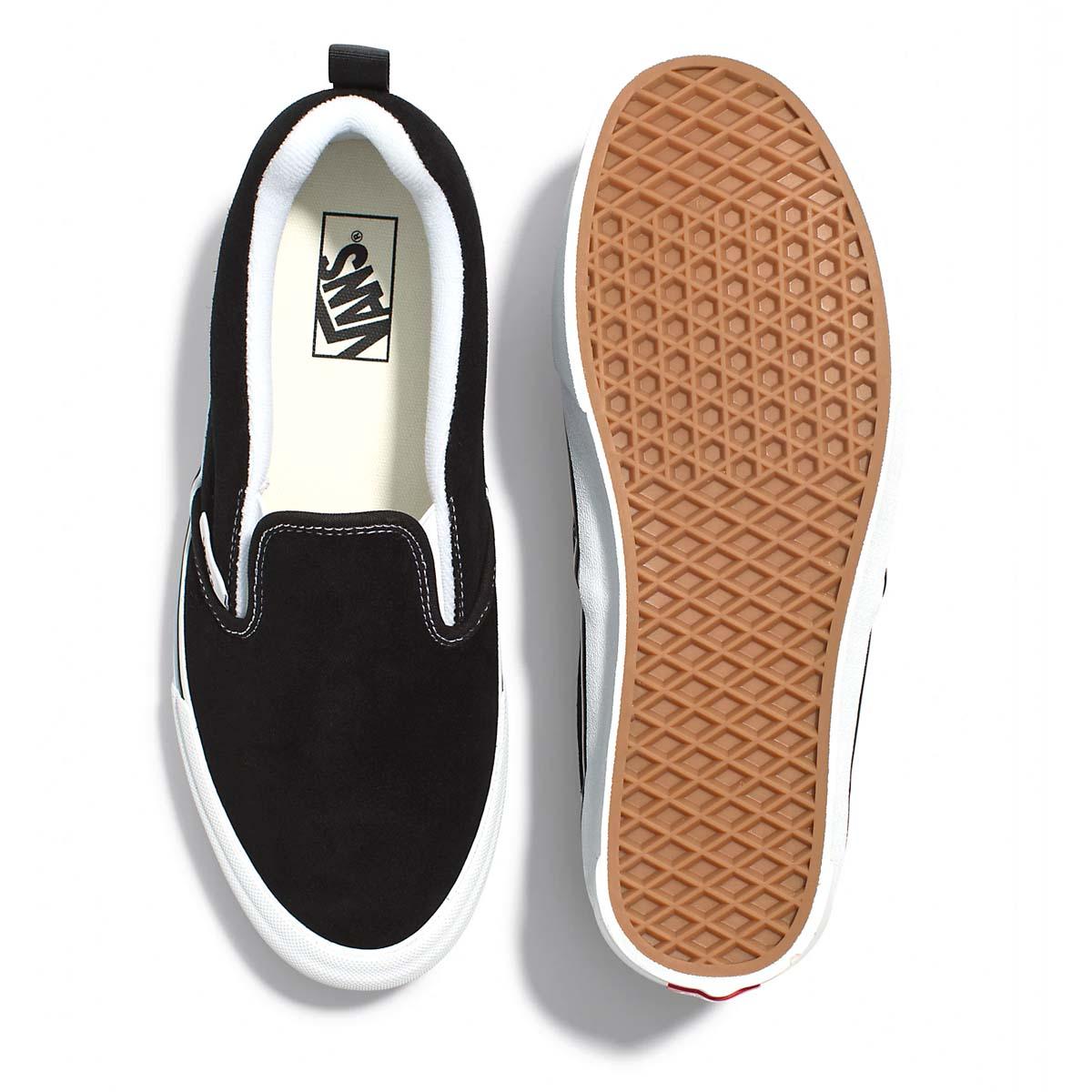 Knu Slip 'Black True White' - Comfortable & Stylish Slip-On Shoes for Men & Women - Perfect for Casual Wear, Work, and Everyday Use