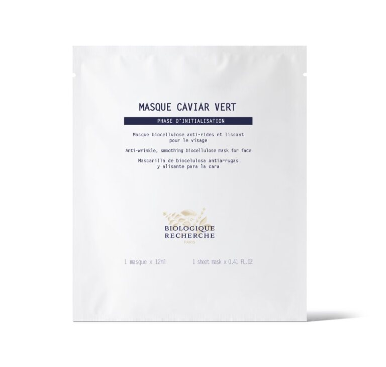 Premium Caviar Green Anti-Wrinkle Smoothing Biocellulose Face Mask - Hydrating & Firming Treatment for Glowing Skin | Perfect for Spa Nights & Self-Care Routines
