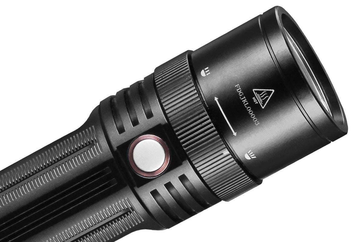 Fenix FD45 High-Power Focus Flashlight - 1000 Lumens, Rechargeable, Waterproof - Ideal for Camping, Hiking, and Emergency Use
