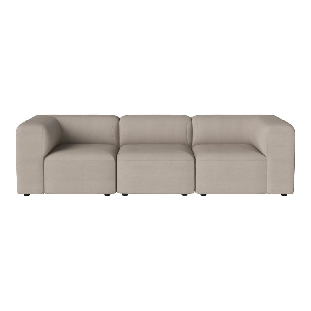 Modern Angle 3-Seater Sofa - Comfortable L-Shaped Sectional Couch for Living Room, Lounge & Small Spaces - Perfect for Apartments, Dorms and Cozy Home Decor