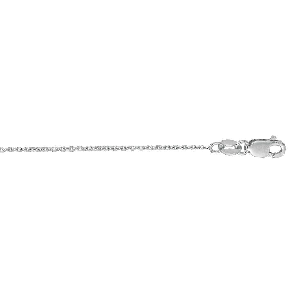 10K Gold 1.1mm Diamond Cut Cable Chain Necklace - Dainty & Elegant Jewelry for Women - Perfect for Layering, Everyday Wear & Special Occasions