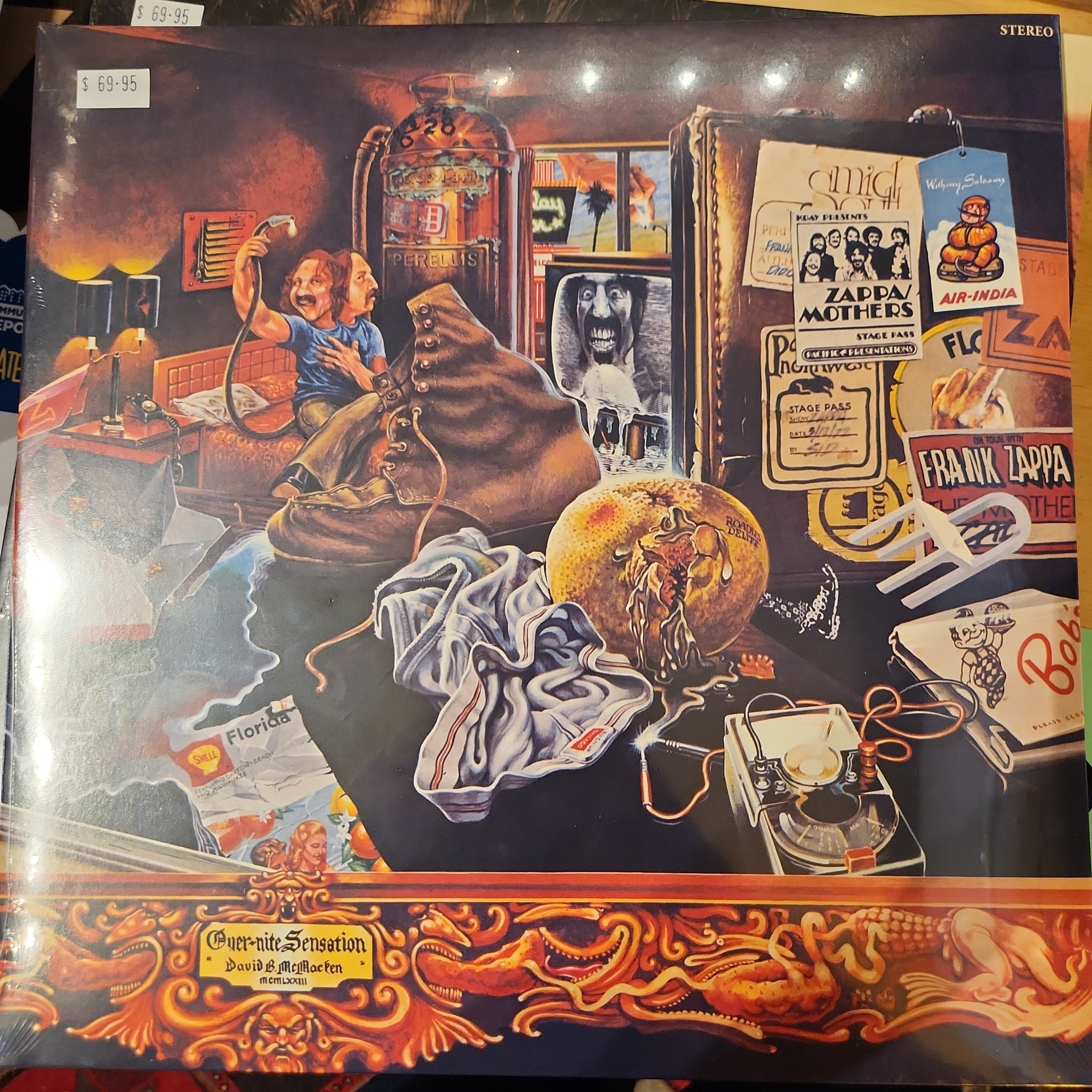 Frank Zappa - Over Nite Sensation Vinyl LP Record | Classic Rock Album | Perfect for Music Collectors & Vinyl Enthusiasts | Great for Home Listening & Gifts