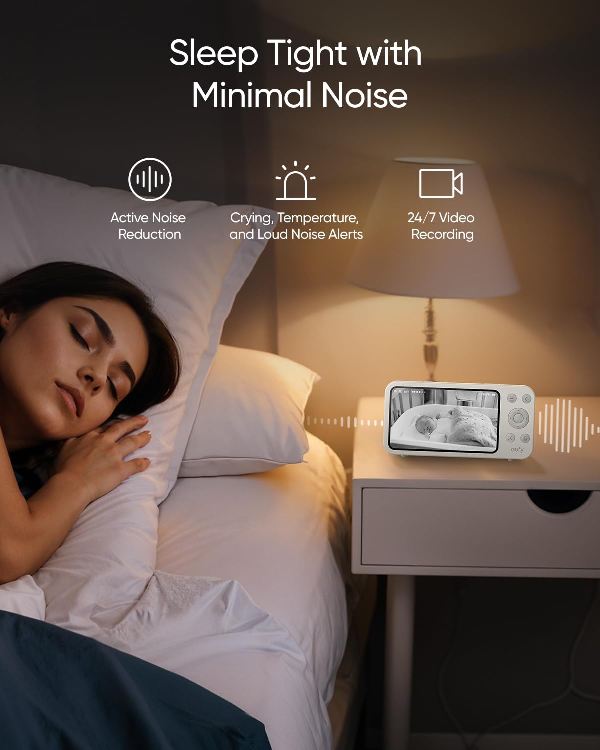 eufy Security Baby Monitor E20 - 2K HD Camera with 5