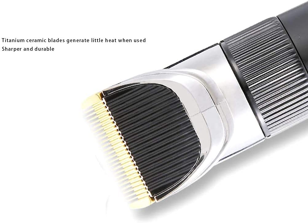 Professional Electric Hair Trimmer for Men & Women - Waterproof Wet/Dry Beard & Body Clippers with Adjustable Guide Combs - Perfect for Home Grooming, Travel & Salon Use