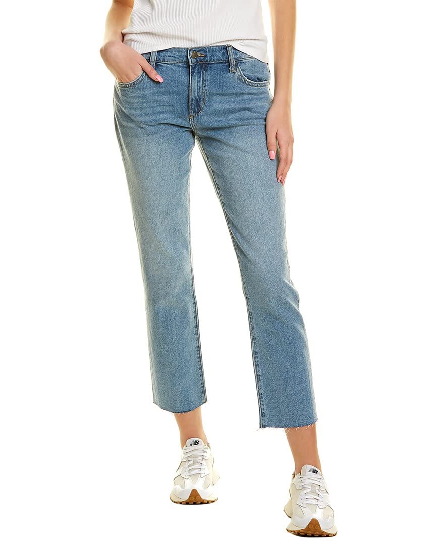 Joe's Women's Denim Mid Rise Straight Leg Jeans - Comfortable & Stylish for Everyday Wear | Perfect for Work, Casual Outings & Weekend Errands