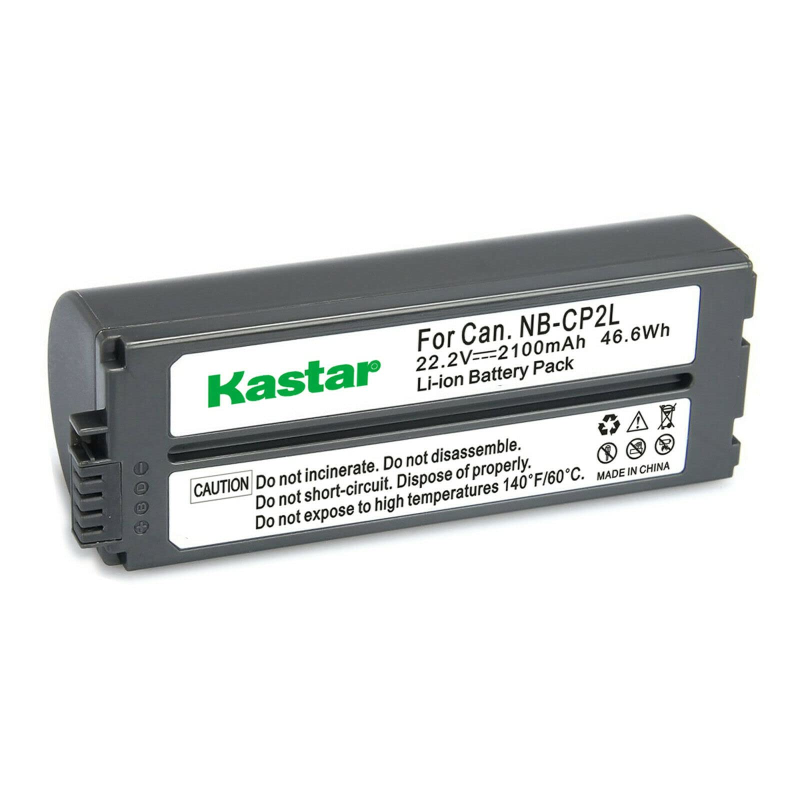 Kastar 22.2V 2100mAh Replacement Battery for Canon SELPHY CP900 CP910 CP1200 CP1300 & HP Photosmart A716 - Compact Photo Printer Power Solution (Gray) - Perfect for Home Photo Printing, Travel & Portable Printing Needs