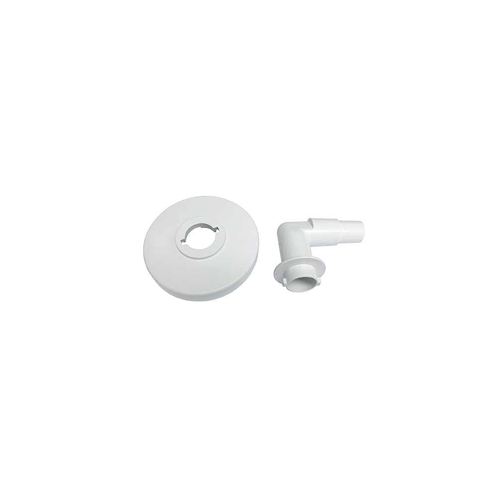 Universal Vacuum Plate with 1-1/4in to 1-1/2in Hose Connector - WB734835 - Perfect for Car Detailing, Workshop Cleaning & Home Vacuum Systems