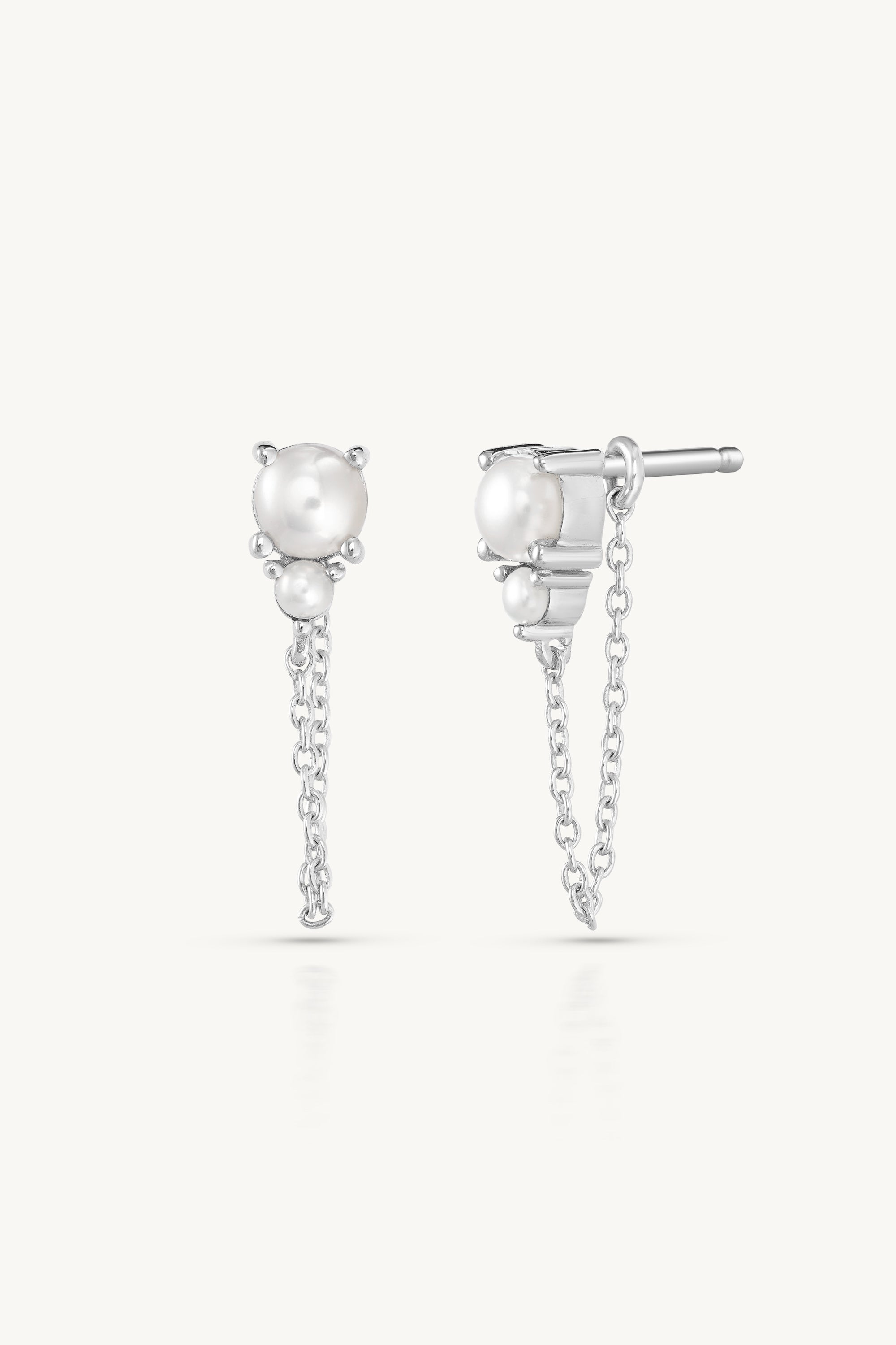 June Ombre Pearl Birthstone Silver Stud Earrings for Women - Perfect Gift for Birthday, Anniversary & Special Occasions