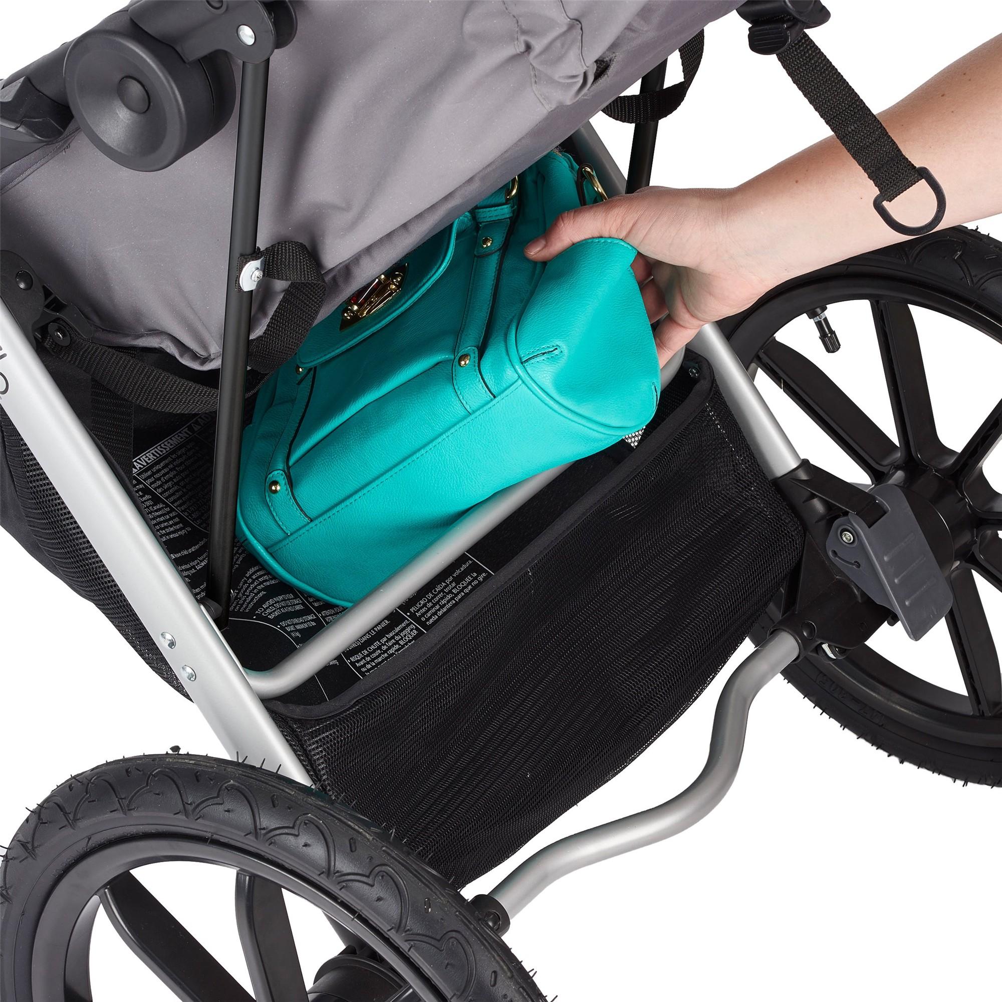 Evenflo Victory Plus Jogging Stroller Travel System - Lightweight All-Terrain Baby Stroller with Car Seat | Perfect for Running, Travel & Outdoor Adventures
