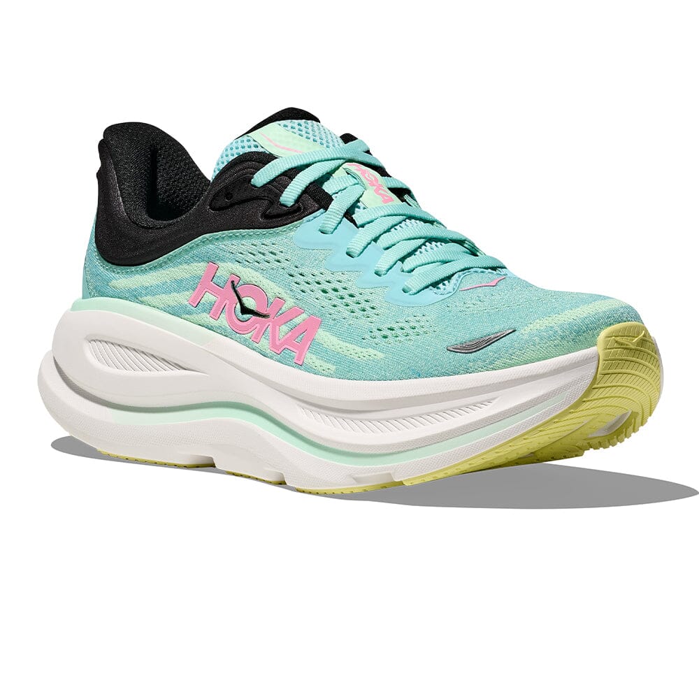 Hoka Women's Bondi 9 Running Shoes - Cushioned Road Running Sneakers for Women with Maximum Support & Comfort | Perfect for Long Distance Running, Jogging, and Daily Workouts