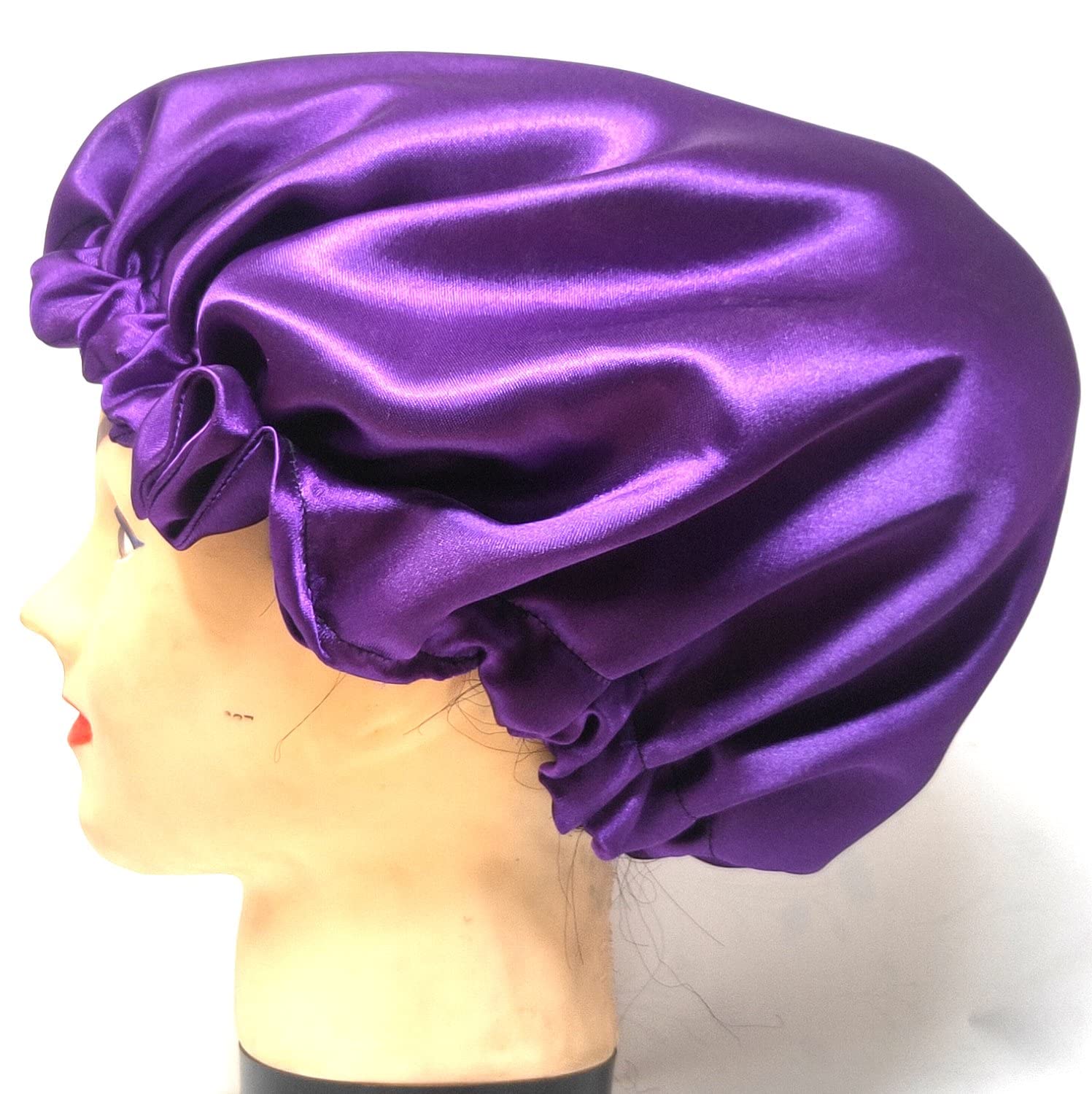 Anokhi Ada Dual Layer Satin Bonnet for Girls & Women - Soft Sleep Cap for Curly & Natural Hair Protection - Perfect for Nighttime & Travel Use
