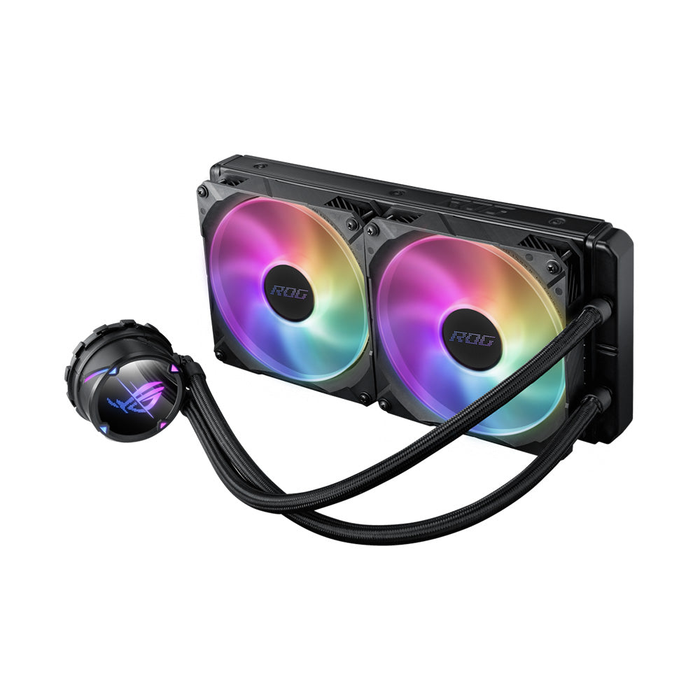 ASUS ROG Strix LC II 280 ARGB AIO Liquid CPU Cooler - High Performance RGB Water Cooling System for Gaming PCs & Workstations - Perfect for Overclocking and Silent Operation