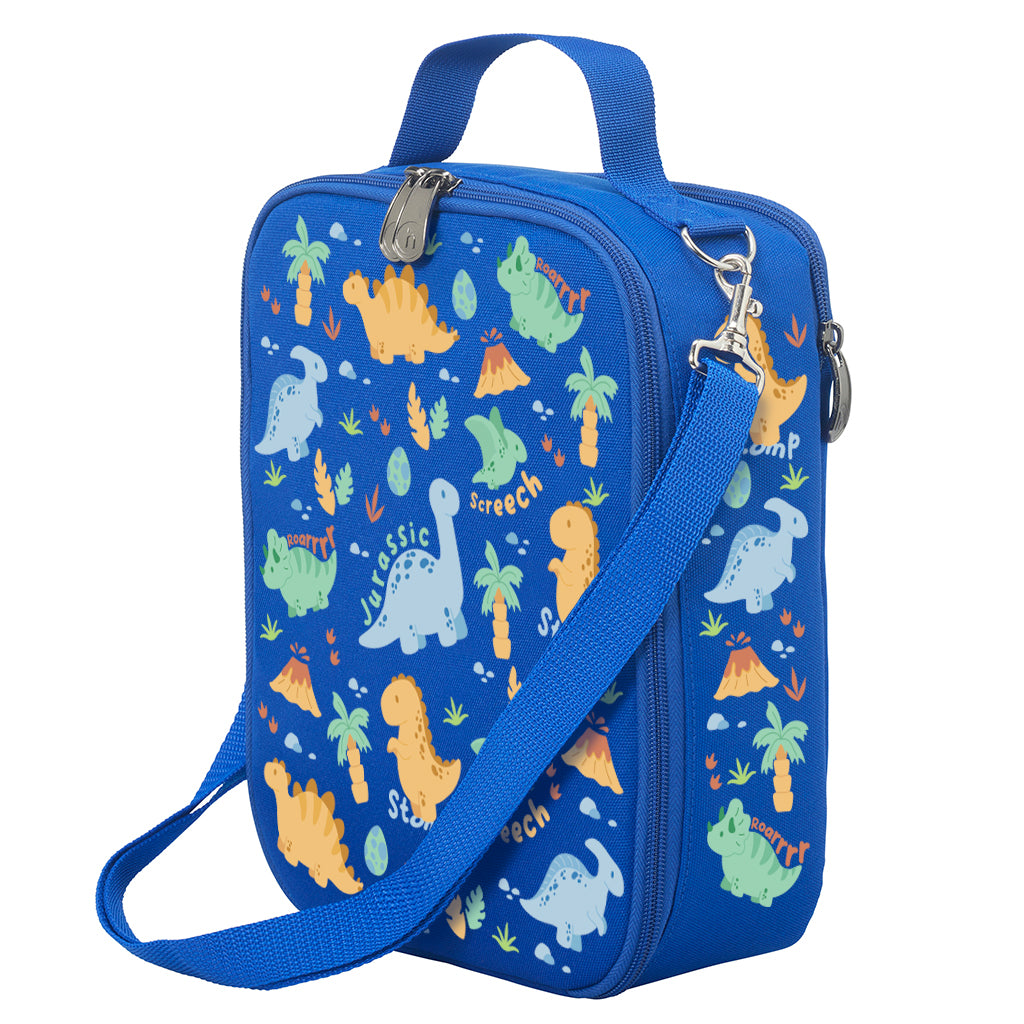 Dinosaur Lunch Box for Adults & Kids - Insulated Jurassic Large Lunch Bag for Work, School & Picnics - Perfect for Office, Camping & Outdoor Activities