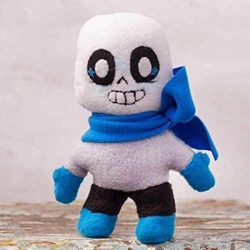 Undertale Blueberry Sans Soft Plush Toy - Cute Pocket-Sized Stuffed Doll for Fans, Gifts & Collectibles | Perfect for Gaming Rooms, Bed Decor & Cosplay Accessories