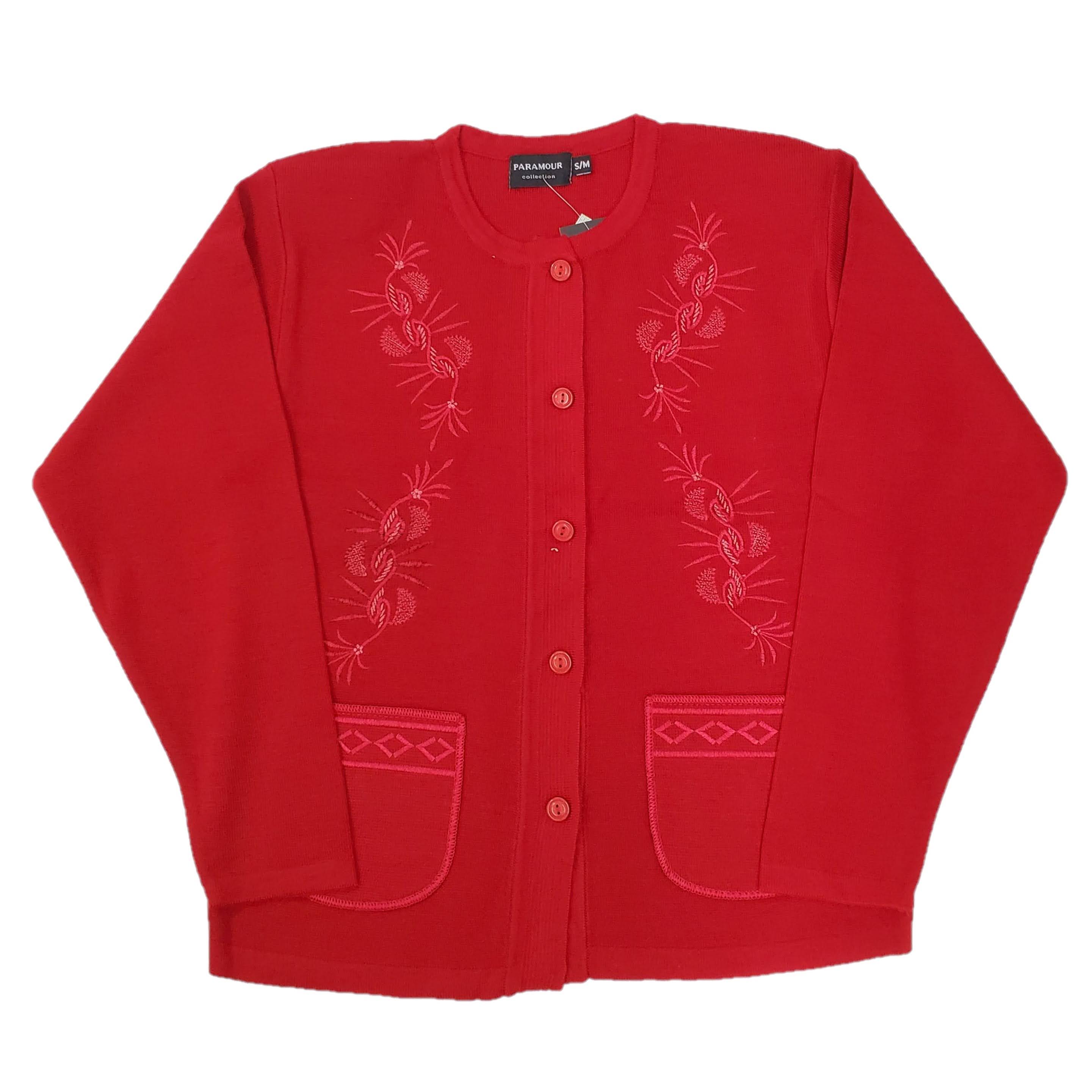 Women's Embroidered Cardigan Sweater - Elegant Long Sleeve Open Front Knit Cover-Up for Fall & Winter | Perfect for Office, Date Night & Casual Outfits