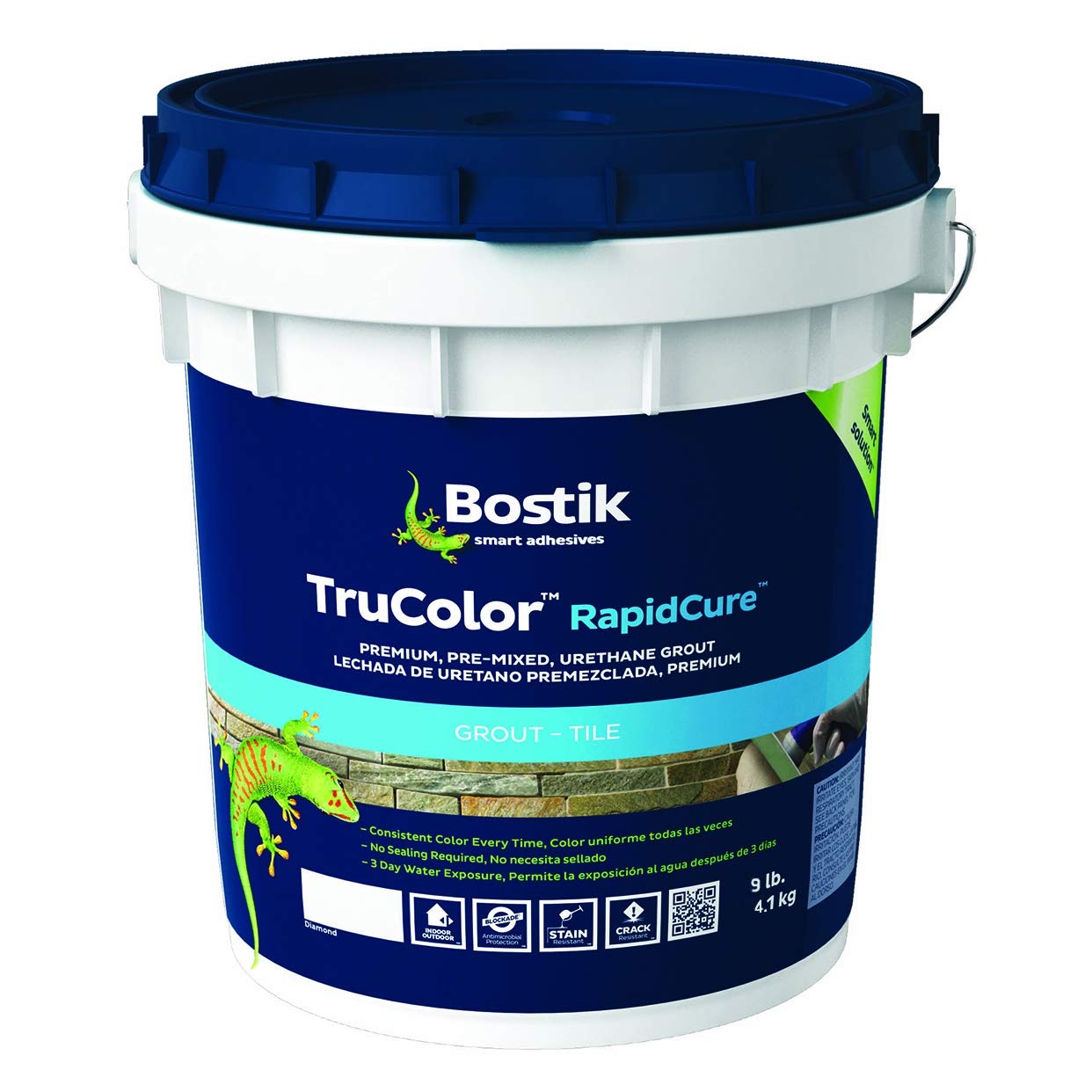Champagne Trucolor Grout - 9 lb Bucket for Tile & Stone - Premium Cementitious Grout for Showers, Backsplashes & Floors