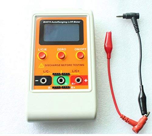 Professional M4070 Auto-Ranging LCR Meter Tester - Measures Up to 100Hz, 100mF, 20MΩ - Ideal for Electronics Repair, Component Testing & Lab Use