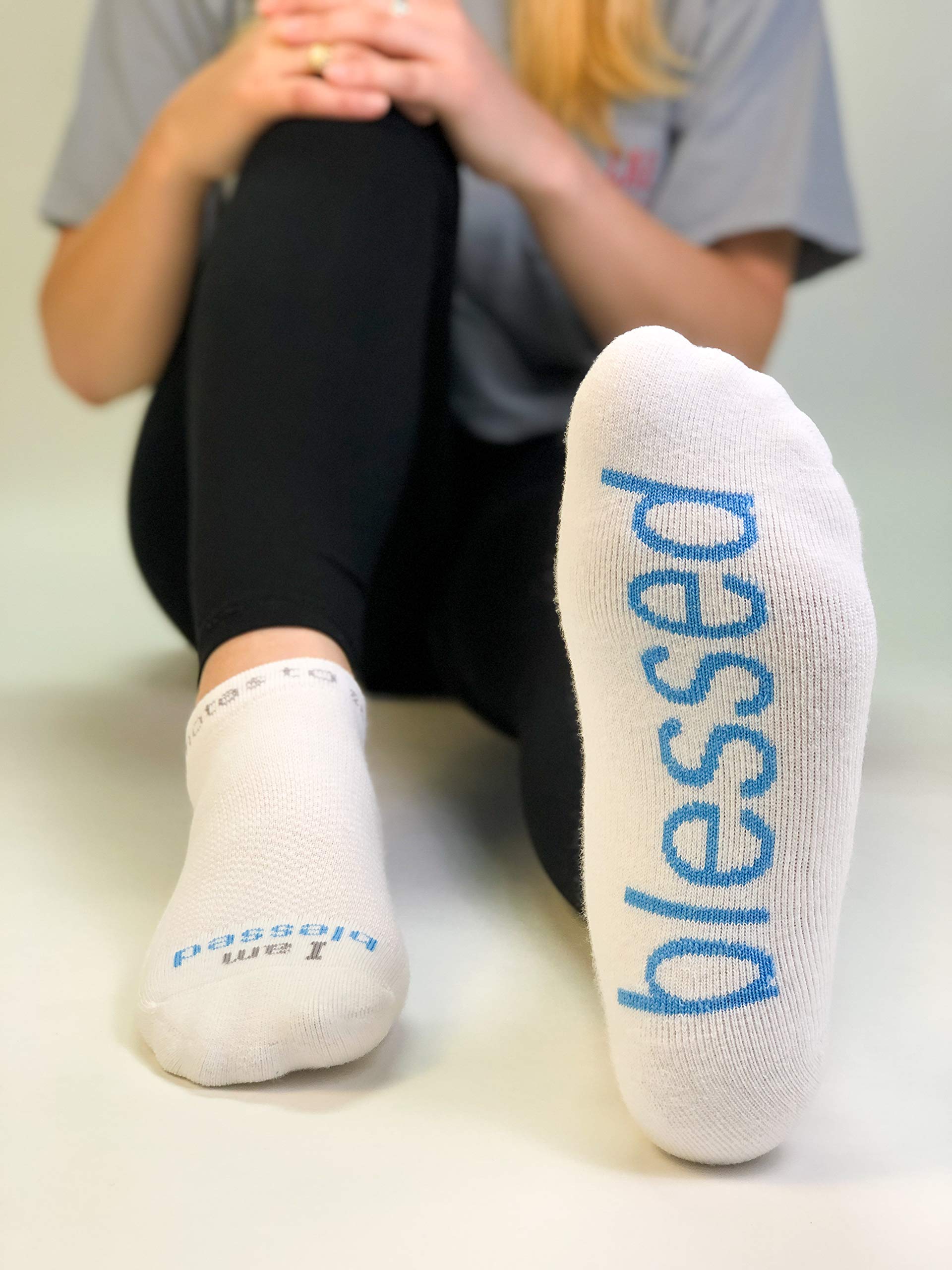 Notes to Self Socks - Motivational & Inspirational Socks for Women, Men, Girls & Boys - Positive Affirmation Gifts for Daily Encouragement, Work, School & Yoga