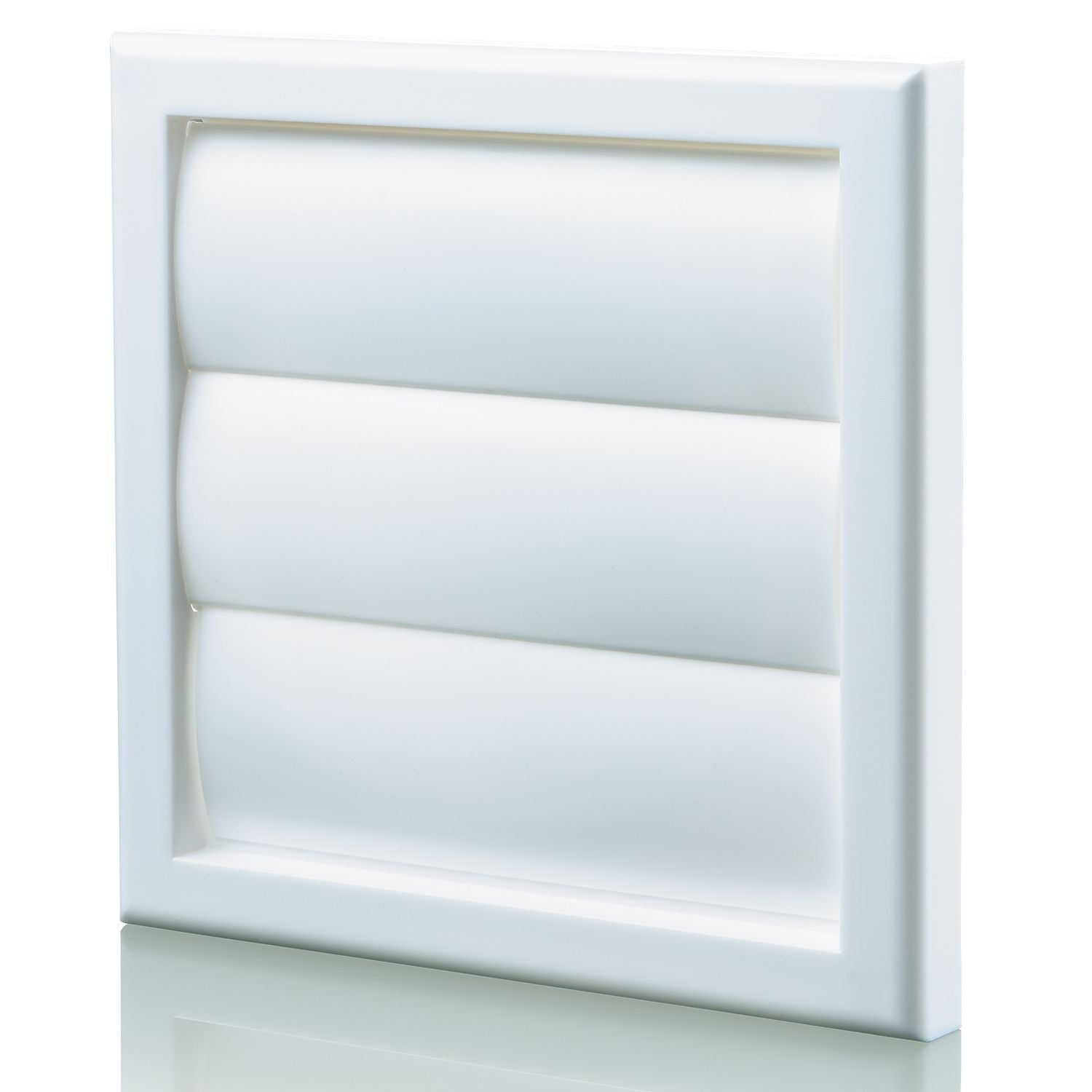 Blauberg 100mm Gravity Grille White - HVAC Ventilation Grille for Home & Office Airflow Control