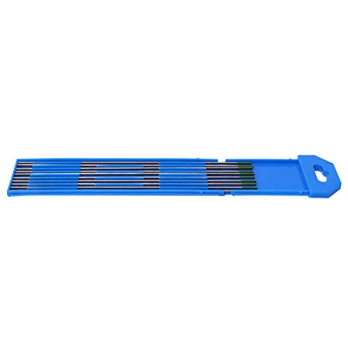 10Pcs Premium Argon Arc Tungsten Electrodes for TIG Welding - Centerless Grinder Technology for Stable Performance - Perfect for Sheet Metal, Automotive & DIY Welding Projects