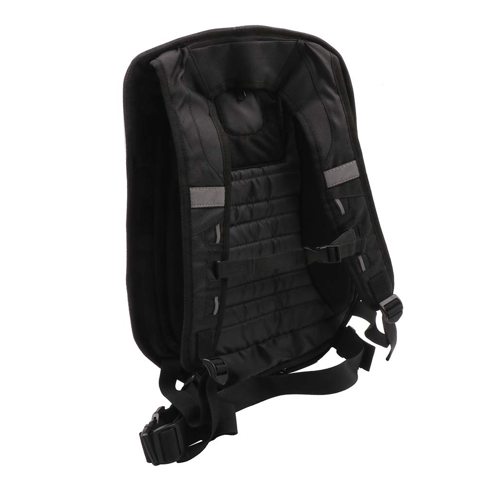 JFG RACING 30L Motorcycle Backpack - Universal Hard Shell Helmet Backpack for Men & Women - Waterproof Riding Backpack with Carbon Fiber Design - Perfect for Commuting, Travel & Motorcycle Adventures