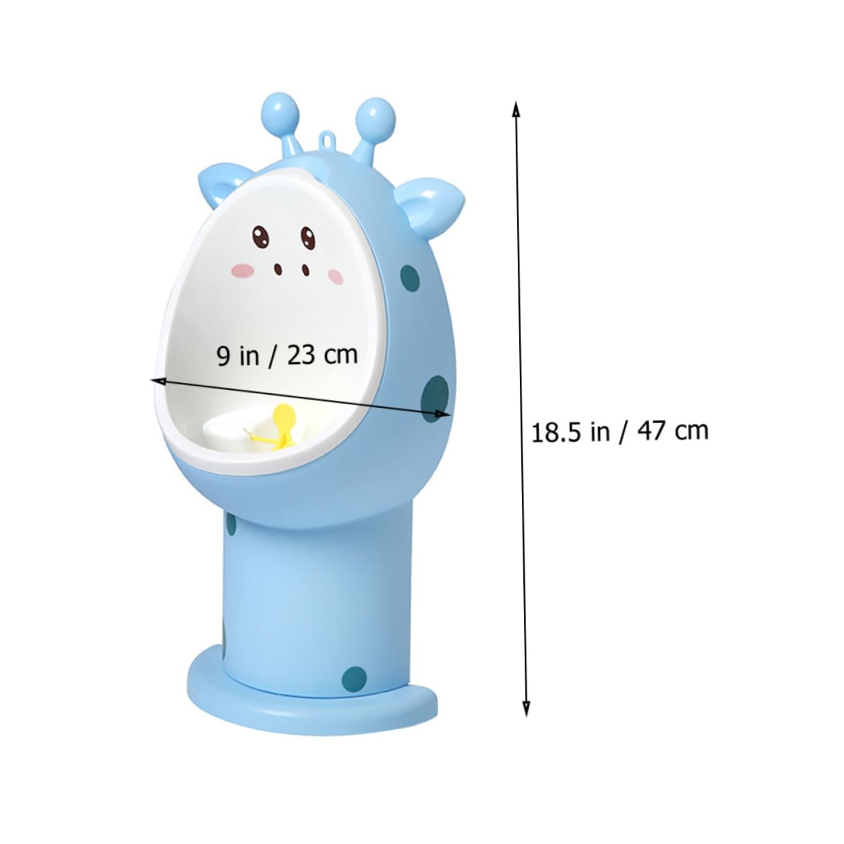 RORPOIR Boys Potty Training Urinal - Durable Toddler Toilet for Kids, Sky Blue - Perfect for Home, Travel & Daycare Use