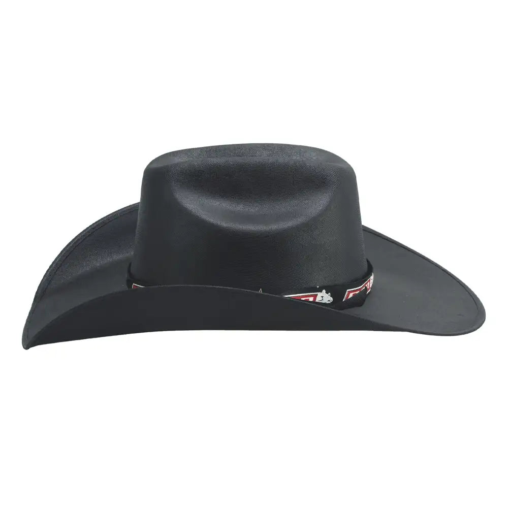 Bullhide PBR Committed To Win Linen Straw Cowboy Hat - Western Rodeo Style for Men & Women - Perfect for Outdoor Ranchers, Country Music Festivals & Summer Sun Protection