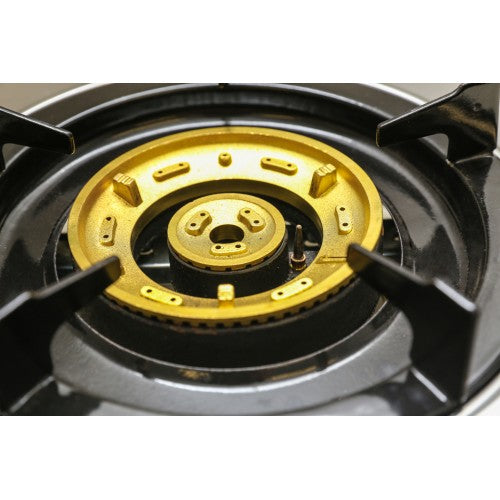 Crown 118 Portable Table Top Gas Stove - LPG/Butane Compatible - Perfect for Camping, Outdoor Cooking & Emergency Use