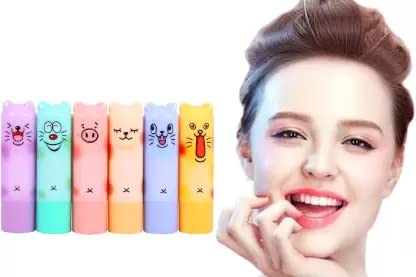 Long Lasting Natural Lip Gloss - Moisturizing Lip Balm with Plant Extracts, Cute Cartoon Design for Soft & Hydrated Lips - Perfect for Daily Use, Makeup & Gifts