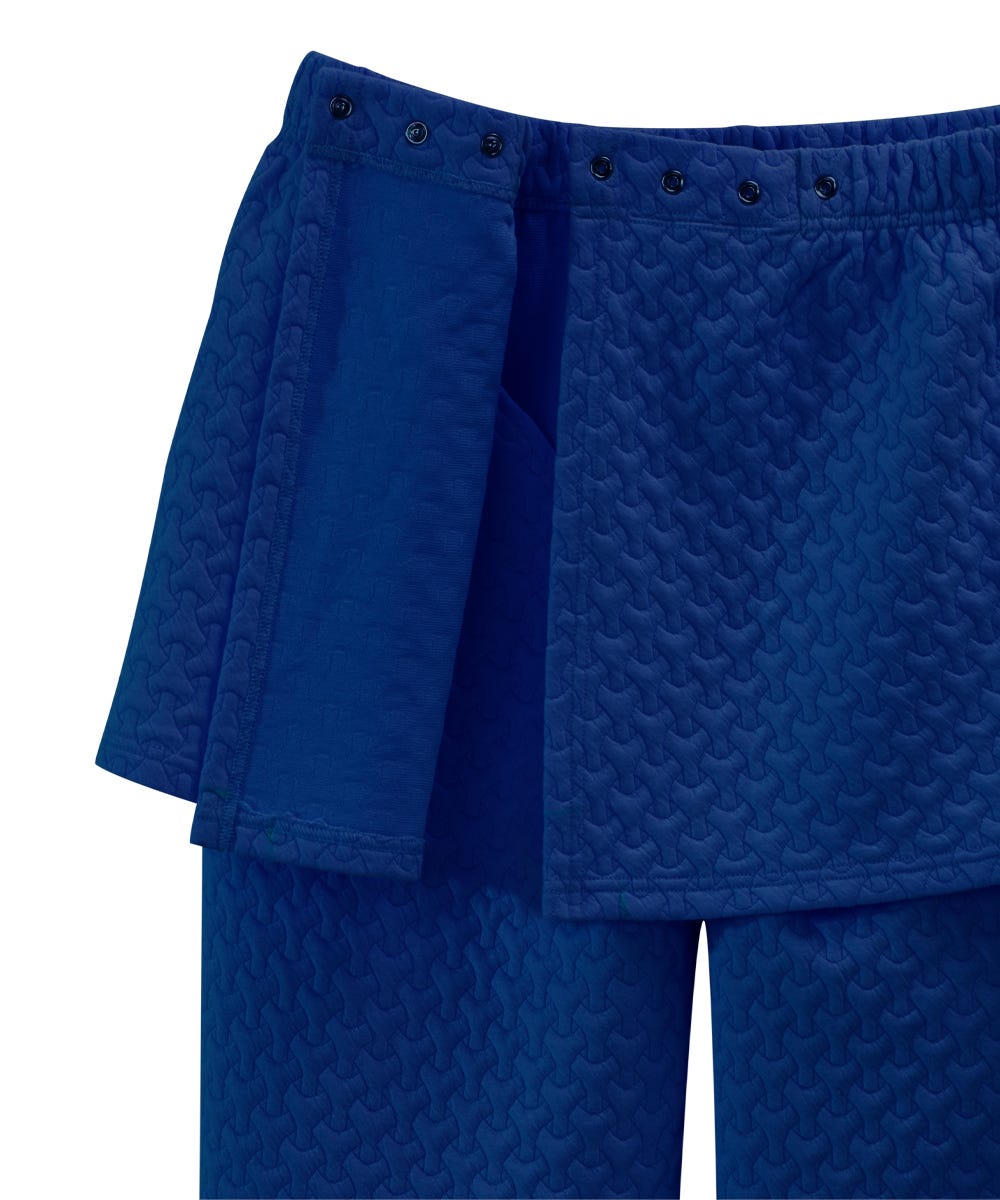 Women's Open Back Quilted Knit Jogger Pants - Stylish Comfort for Yoga, Gym & Lounge Wear