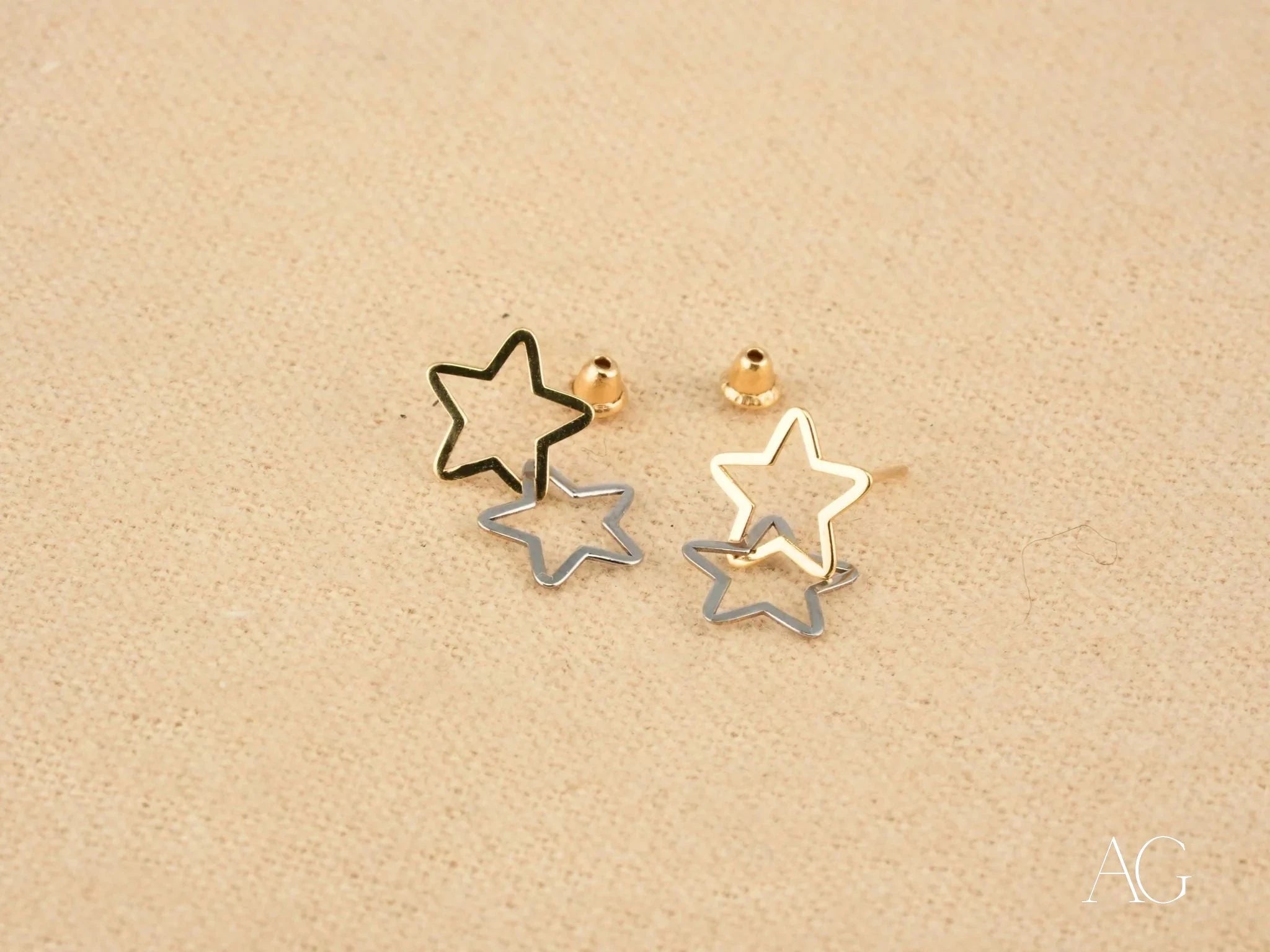 Dual Star Earrings - Elegant & Lightweight Sterling Silver Dangle Earrings for Women, Perfect for Everyday Wear, Parties & Special Occasions