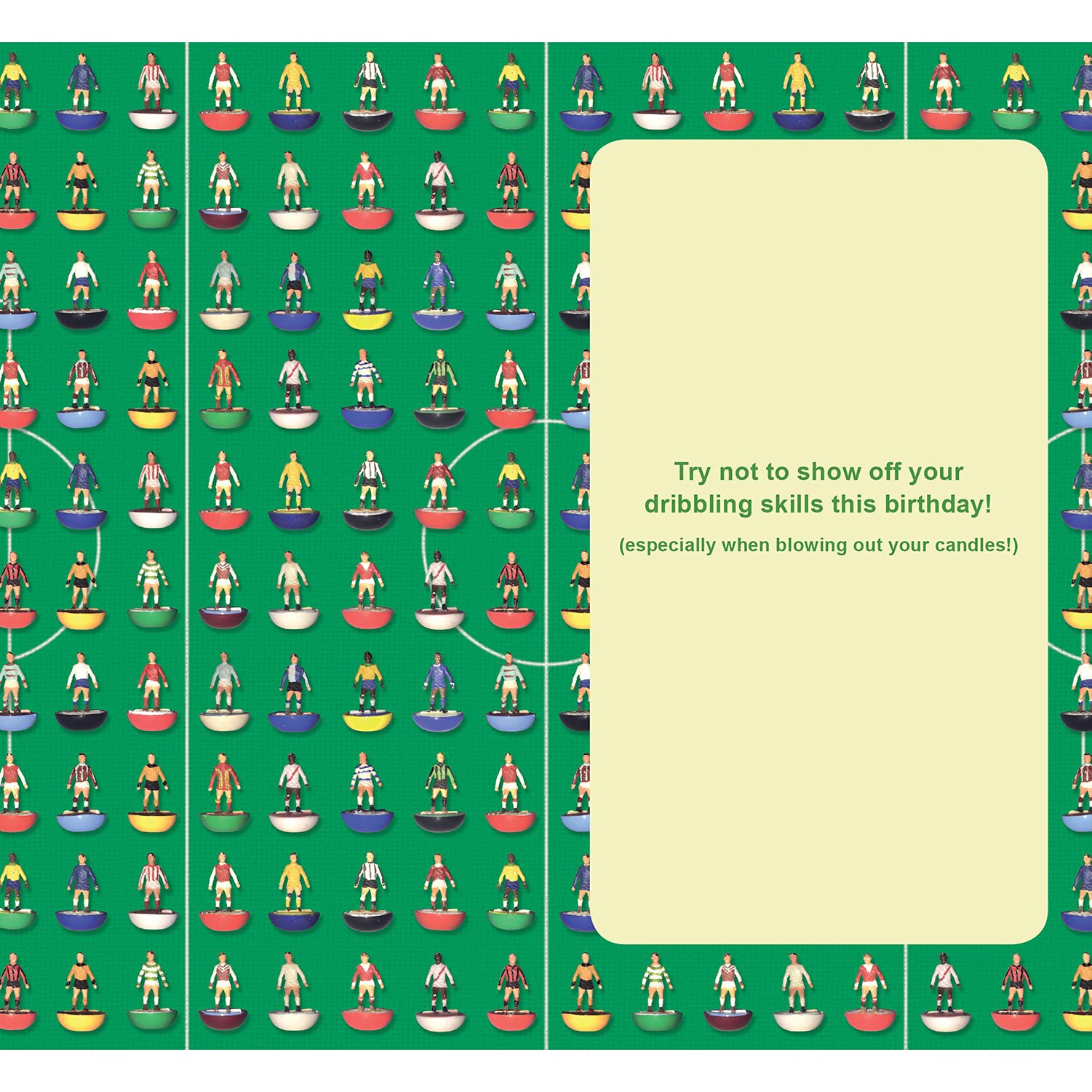 Subbuteo 50th Birthday Greeting Card - Perfect Gift for Table Football Fans & Collectors - Great for Anniversaries, Parties & Special Occasions