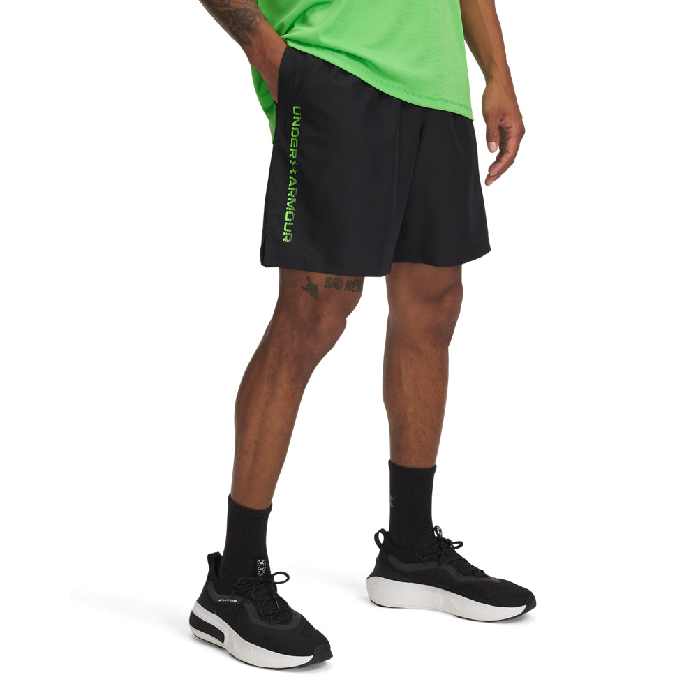 Men's Under Armour Woven Wordmark Shorts - Lightweight Athletic Training Shorts for Running, Gym & Casual Wear
