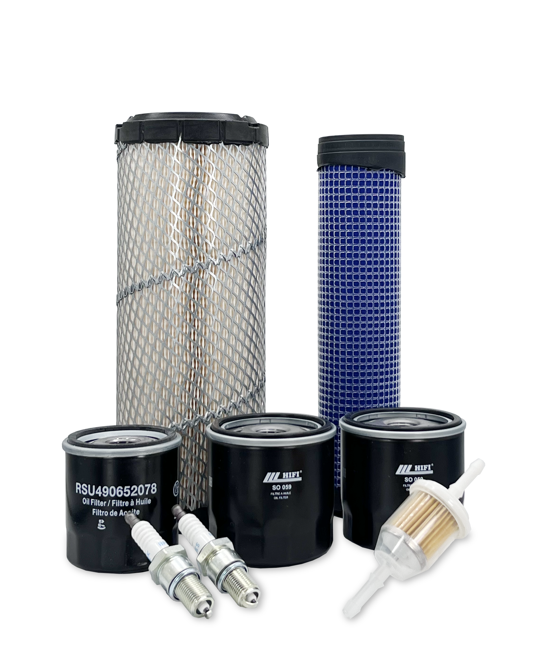 HERO® Maintenance Filter Kit for Wright WSTN48SFX730E1B Stand-On Mower - Air & Oil Filters Replacement Set for Lawn Care & Commercial Landscaping