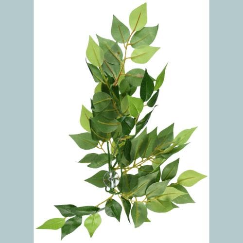 Exo Terra Silk Terrarium Plant - Small Artificial Ficus Tree for Reptile Tanks & Vivariums - Perfect for Gecko, Frog, and Snake Habitats