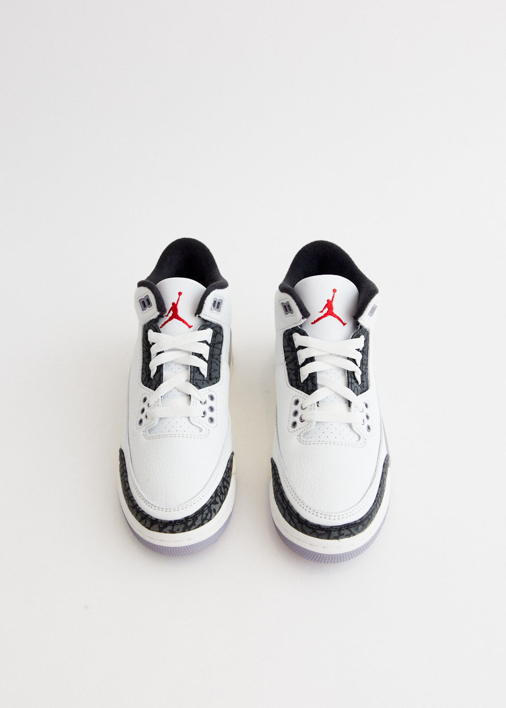Air Jordan 3 Retro 'Cement Grey' Basketball Sneakers for Kids (GS) - Comfortable & Stylish Shoes for School, Sports, and Everyday Wear