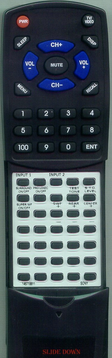 Sony RMVA3 Replacement Remote Control - Compatible with 146718811 & SAVA3 Models | Perfect for TV, DVD, and Home Entertainment Systems