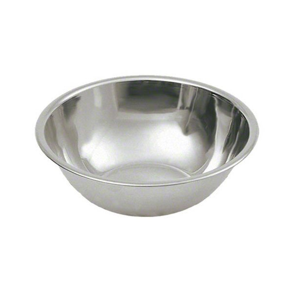 Economy MB 400 4 Quart Stainless Steel Mixing Bowl - Durable Kitchen Essential for Baking, Mixing & Food Prep | Perfect for Home Cooks & Professional Chefs